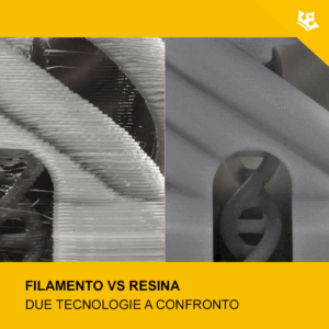 Stampa 3D: filamento vs resina
